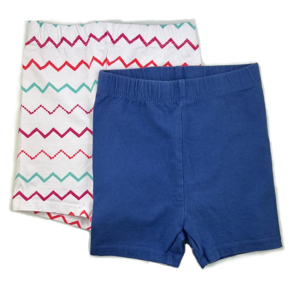 Toughskins 2 Pack Girls Stretch Shorts | 24 Months